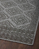 Loloi II Rainier Collection - Indoor/Outdoor Power Loomed Rug in Grey & Charcoal (RAI-06)