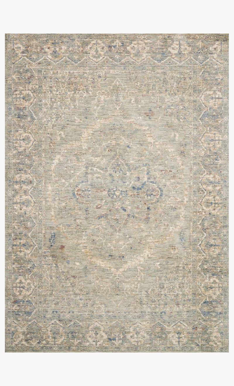 Loloi Revere Collection - Traditional Power Loomed Rug in Mist (REV-02)