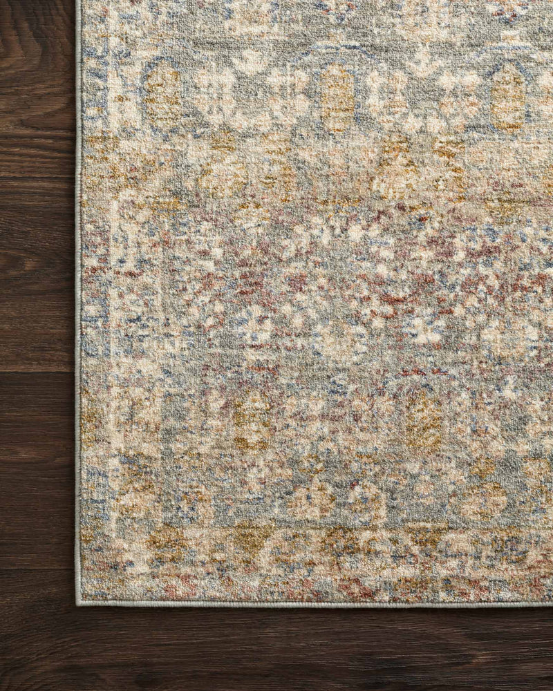 Loloi Revere Collection - Traditional Power Loomed Rug in Grey (REV-03)