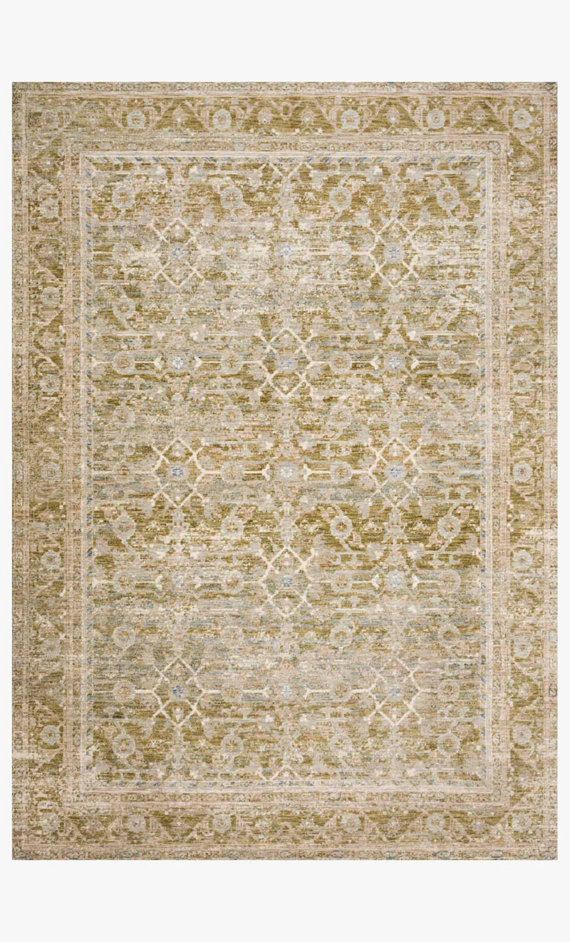 Loloi Revere Collection - Traditional Power Loomed Rug in Avocado (REV-07)
