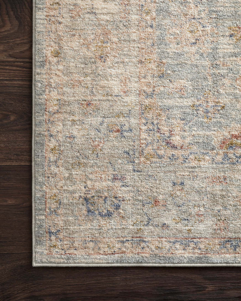 Loloi Revere Collection - Traditional Power Loomed Rug in Light Blue (REV-09)