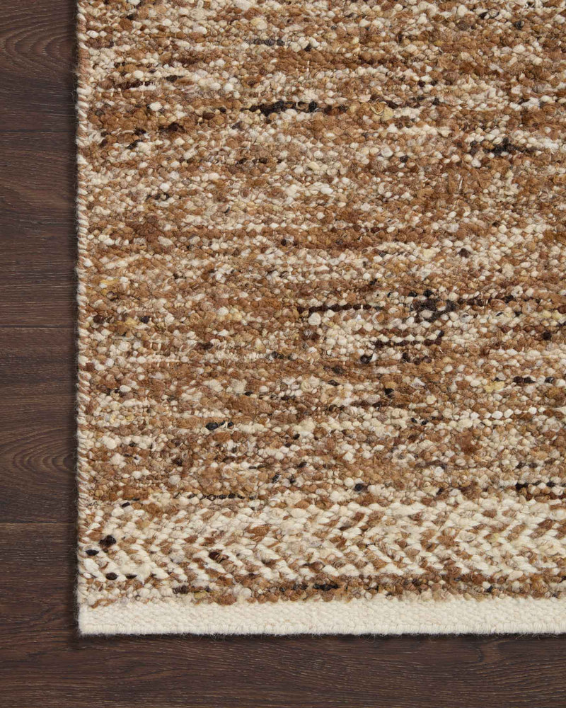 Loloi Reyla Collection - Contemporary Hand Woven Rug in Caramel & Ivory (RLA-01)