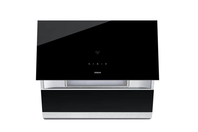 ROBAM 30-Inch Under Cabinet/Wall Mounted Range Hood in Tempered Onyx Black Glass (ROBAM-A671)