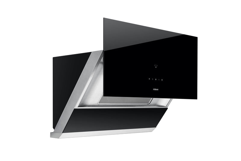 ROBAM 30-Inch Under Cabinet/Wall Mounted Range Hood in Tempered Onyx Black Glass (ROBAM-A671)