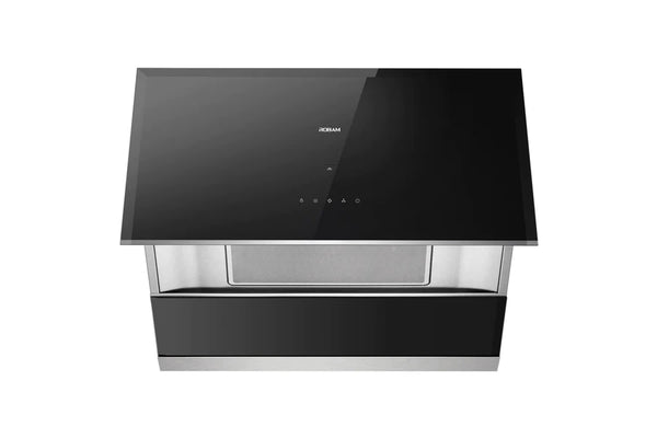 ROBAM 30-Inch Under Cabinet/Wall Mounted Wave-Sensor Range Hood in Black (ROBAM-A672)