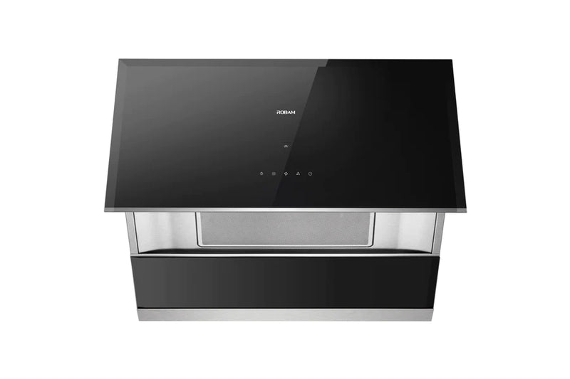 ROBAM 30-Inch Under Cabinet/Wall Mounted Wave-Sensor Range Hood in Black (A672)