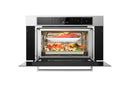 ROBAM 30-Inch Built-In Convection Wall Oven with Air Fry & Steam Cooking in Stainless Steel with Onyx Black Tempered Glass (CQ762)