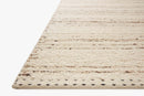 Loloi Roman Collection - Contemporary Hand Woven Rug in Ivory & Pebble (ROM-02)