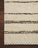 Loloi Roman Collection - Contemporary Hand Woven Rug in Natural & Charcoal (ROM-04)