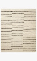 Loloi Roman Collection - Contemporary Hand Woven Rug in Natural & Charcoal (ROM-04)