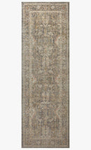 Chris Loves Julia x Loloi - Rosemarie Collection - Traditional Power Loomed Rug in Sage & Blush (ROE-01)