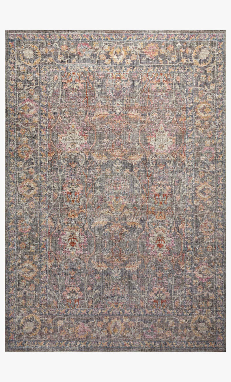 Chris Loves Julia x Loloi - Rosemarie Collection - Traditional Power Loomed Rug in Stone (ROE-01)