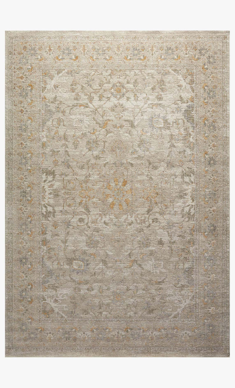 Chris Loves Julia x Loloi - Rosemarie Collection - Traditional Power Loomed Rug in Ivory & Natural (ROE-02)