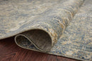 Chris Loves Julia x Loloi - Rosemarie Collection - Traditional Power Loomed Rug in Sand & Lagoon (ROE-03)