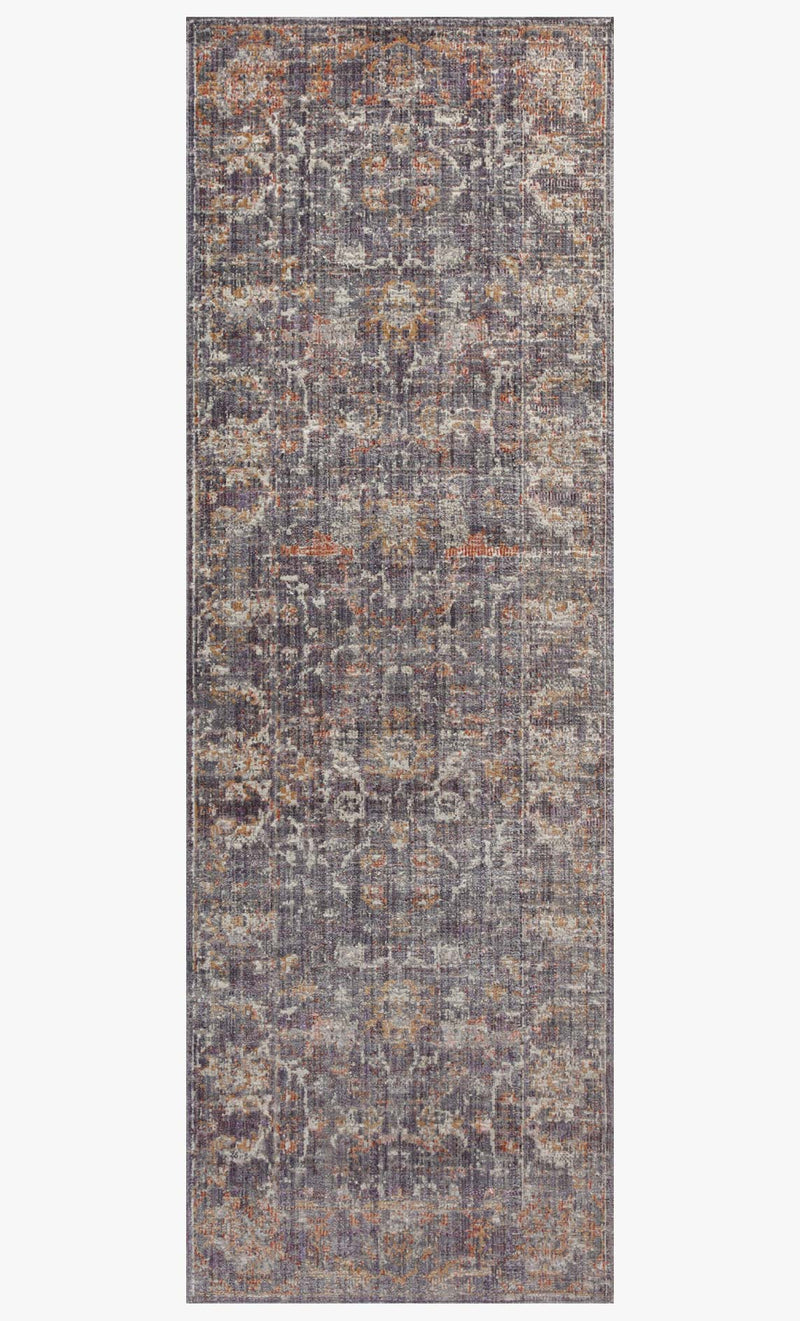 Chris Loves Julia x Loloi - Rosemarie Collection - Traditional Power Loomed Rug in Graphite (ROE-04)