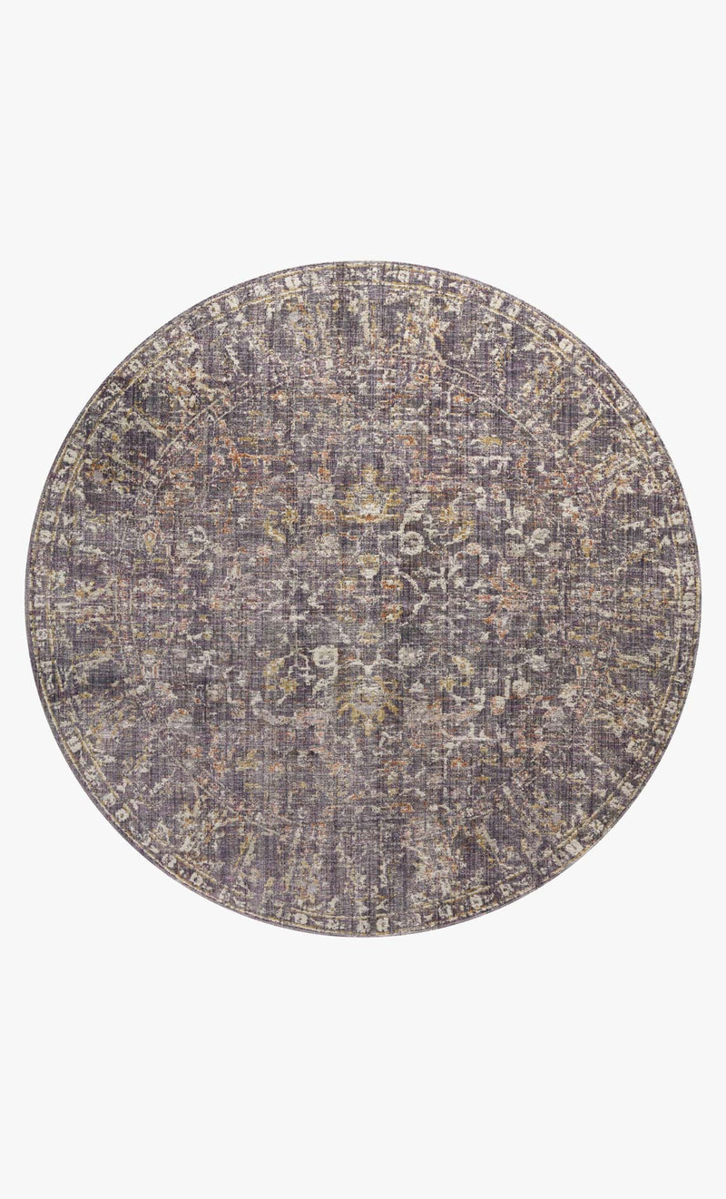 Chris Loves Julia x Loloi - Rosemarie Collection - Traditional Power Loomed Rug in Graphite & Multi (ROE-04)