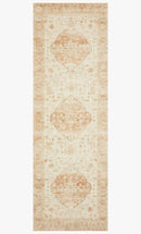 Loloi II Rosette Collection - Traditional Power Loomed Rug in Ivory & Terracotta (ROS-03)