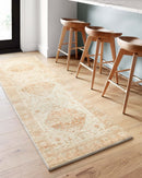 Loloi II Rosette Collection - Traditional Power Loomed Rug in Ivory & Terracotta (ROS-03)