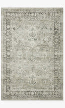Loloi II Rosette Collection - Traditional Power Loomed Rug in Steel & Graphite (ROS-04)