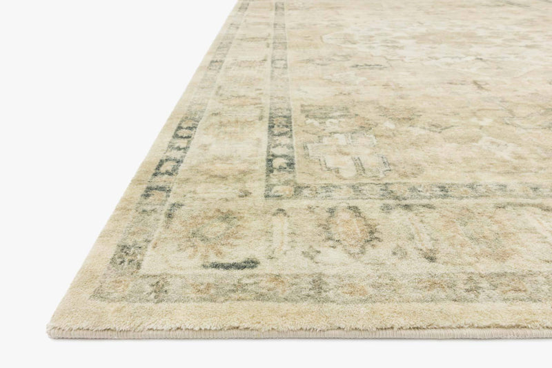 Loloi II Rosette Collection - Traditional Power Loomed Rug in Sand & Ivory (ROS-05)