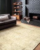 Loloi II Rosette Collection - Traditional Power Loomed Rug in Sand & Ivory (ROS-05)