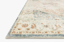 Loloi II Rosette Collection - Traditional Power Loomed Rug in Clay & Ivory (ROS-06)