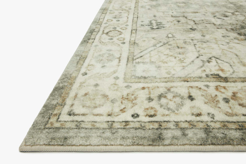 Loloi II Rosette Collection - Traditional Power Loomed Rug in Sage & Beige (ROS-09)