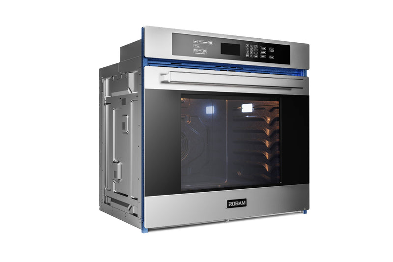 ROBAM 30-Inch Electric Oven in Stainless Steel with Tempered Glass (ROBAM-R331)