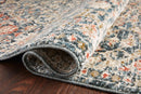 Loloi II Saban Collection - Traditional Power Loomed Rug in Blue & Spice (SAB-02)