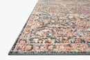 Loloi II Saban Collection - Traditional Power Loomed Rug in Navy & Rust (SAB-03)