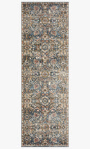 Loloi II Saban Collection - Traditional Power Loomed Rug in Blue & Sand (SAB-04)