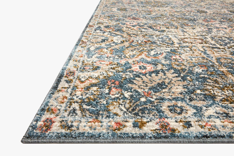 Loloi II Saban Collection - Traditional Power Loomed Rug in Blue & Sand (SAB-04)