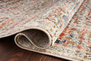 Loloi II Saban Collection - Traditional Power Loomed Rug in Sand & Rust (SAB-05)
