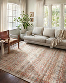 Loloi II Saban Collection - Traditional Power Loomed Rug in Sand & Rust (SAB-05)