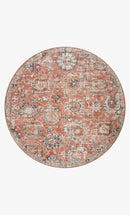 Loloi II Saban Collection - Traditional Power Loomed Rug in Rust (SAB-08)