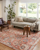 Loloi II Saban Collection - Traditional Power Loomed Rug in Rust (SAB-08)