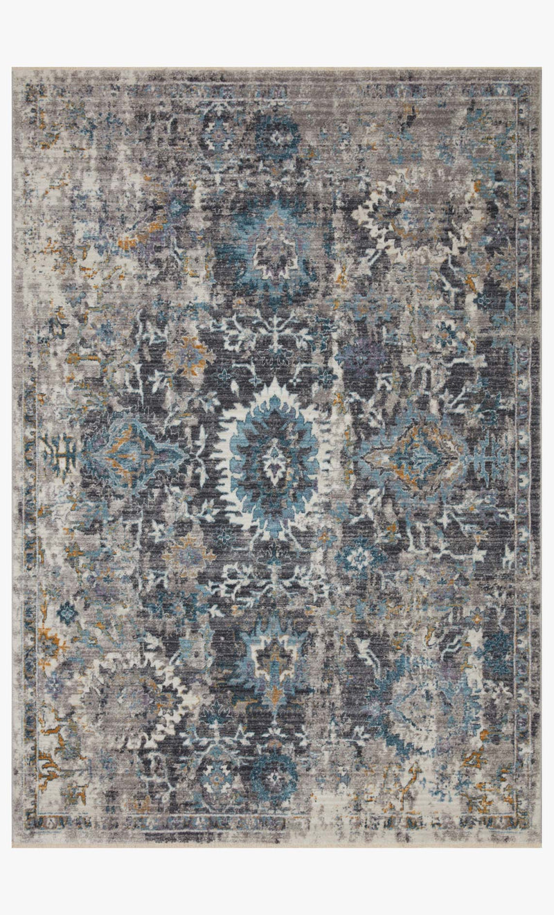 Loloi II Samra Collection - Transitional Power Loomed Rug in Grey (SAM-02)