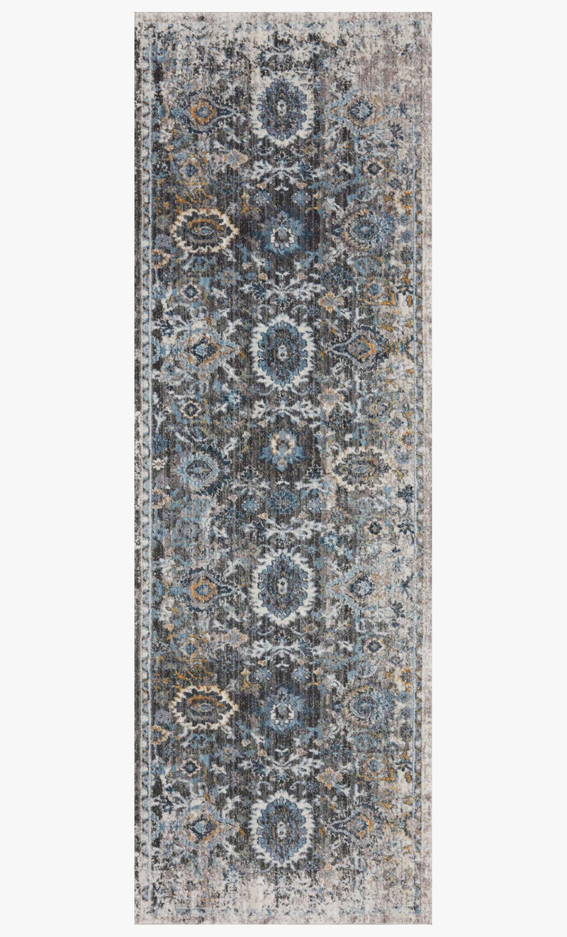Loloi II Samra Collection - Transitional Power Loomed Rug in Grey & Multi (SAM-02)