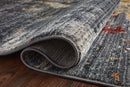 Loloi II Samra Collection - Transitional Power Loomed Rug in Dk. Grey & Spice (SAM-03)