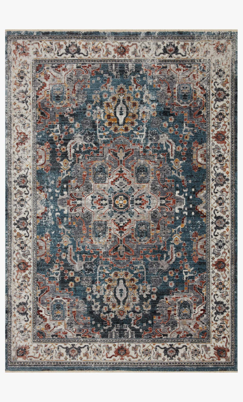 Loloi II Samra Collection - Transitional Power Loomed Rug in Slate (SAM-04)