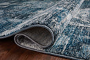 Loloi II Samra Collection - Transitional Power Loomed Rug in Dove & Sky (SAM-05)