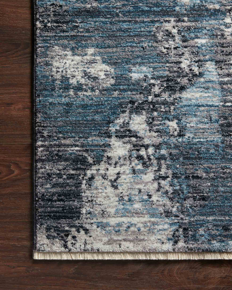 Loloi II Samra Collection - Transitional Power Loomed Rug in Dove & Sky (SAM-05)
