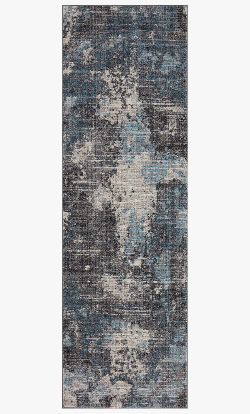 Loloi II Samra Collection - Transitional Power Loomed Rug in Dove & Sky (SAM-05)