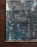 Loloi II Samra Collection - Transitional Power Loomed Rug in Charcoal & Sky (SAM-06)