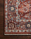 Loloi II Samra Collection - Transitional Power Loomed Rug in Brick (SAM-07)