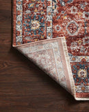 Loloi II Samra Collection - Transitional Power Loomed Rug in Brick (SAM-07)