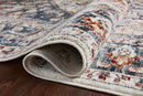 Loloi II Samra Collection - Transitional Power Loomed Rug in Ivory & Denim (SAM-09)