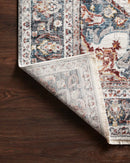 Loloi II Samra Collection - Transitional Power Loomed Rug in Ivory & Denim (SAM-09)