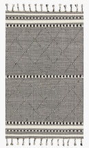 Loloi II Sawyer Collection - Contemporary Hand Loomed Rug in Black (SAW-01)
