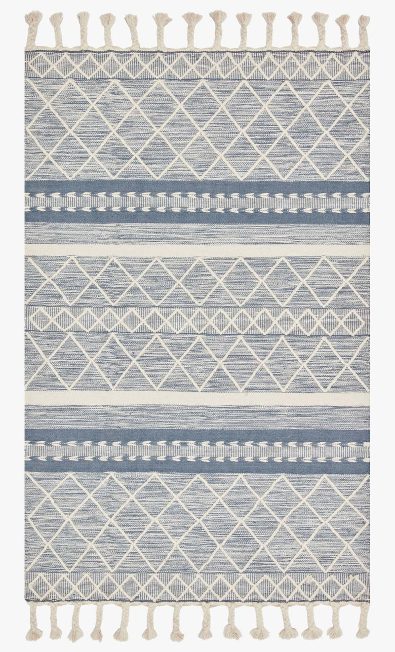 Loloi II Sawyer Collection - Contemporary Hand Loomed Rug in Teal (SAW-04)